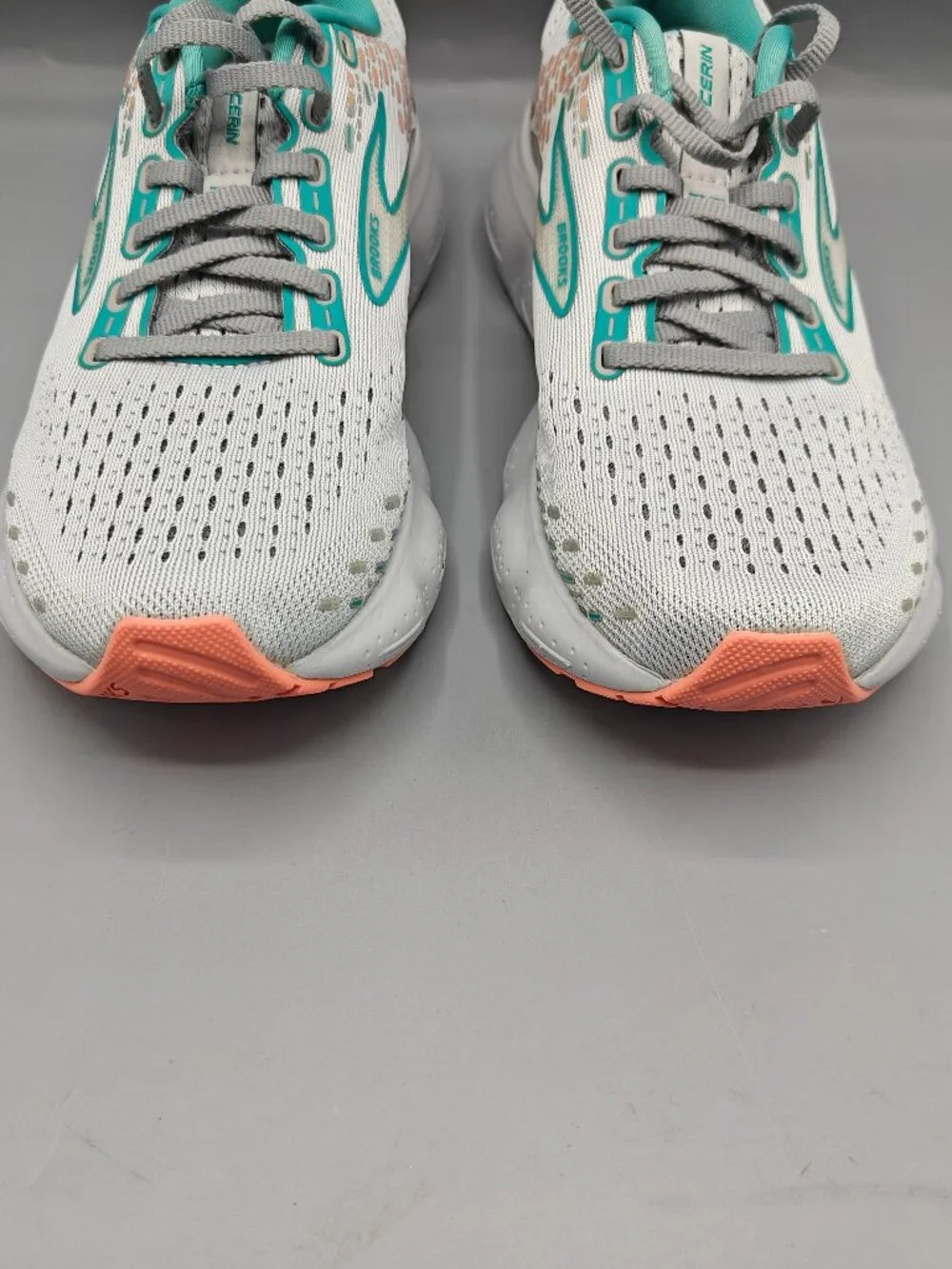 Brooks Glycerin 20 Oyster Latigo Bay Coral Running Shoes US Women's 7 B